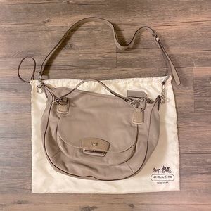 Coach Kristin Slouchy Tan Hobo Crossbody / Handbag